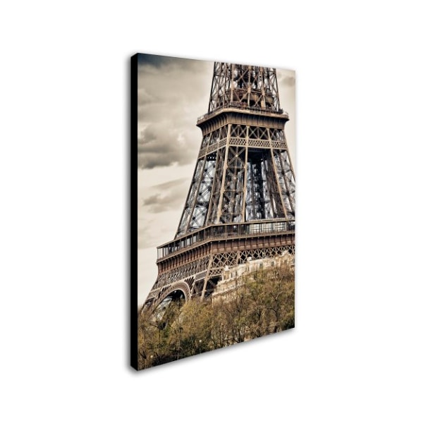 Philippe Hugonnard 'View Of The Eiffel Tower' Canvas Art,16x24